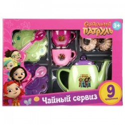 Чайный сервиз СКАЗОЧНЫЙ ПАТРУЛЬ пластик, 9 предметов, кор.27,5*20*6,5см ИГРАЕМ ВМЕСТЕ в кор.60шт	